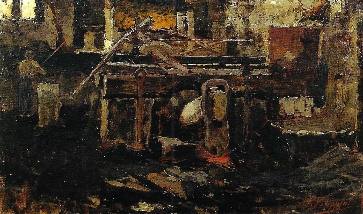 Francesco Filippini-156-Il maglio, 1889 circa